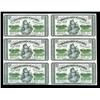 Image 1 : RARE UNCUT SHEET OF 6 DC-1c 1870 25 Cents notes.  Notes are Unc to Choice Unc.  A very rare and elus