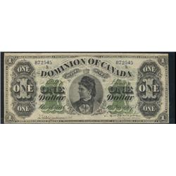 DC-8e  1878 $1 No.872545 "Montreal" a bright VF example.