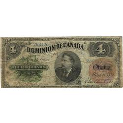 DC-10  1882 $4  268420.  A solid VG+ with some very minor pinholes. An affordable example.