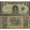 Image 1 : Lot of 2 notes, DC-13a 1898 $1, Dc-26f 1923 $2.  Grades vary from Abt. VG to Fine.
