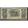 Image 1 : DC-13b  1898 $1  Courtney "Outward" Series F 307781 F-VF, a decent and well centered note.
