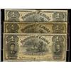 Image 1 : Complete set of 1898 $1 notes. Includes DC-13a,13b and 13c.  Grades vary from about VG to VG.