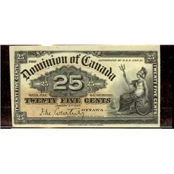DC-15a  1900 25 cents "Courtney"  Choice uncirculated. Scarce