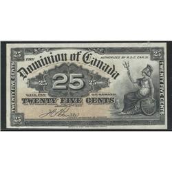 DC-15b, 1900 25¢  EF+.  A nice solid clean example