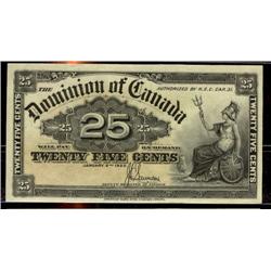 DC-15c  1900 25 cents "Saunders" .  Original AU example.