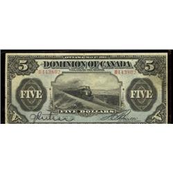 DC-21c  1912 $5 B443802 Fine. An affordable example.