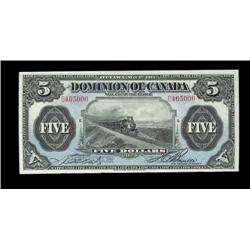 DC-21c  1912 $5 No.B4650006 Boville Original uncirculated,  CCCS UNC-63.  Scarce and very sought aft