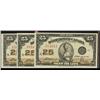 Image 1 : Lot of 3 notes, DC-24c 25 cents "McCavours" 3 different check letters; K,B,E.  All AU to UNC