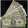 Image 1 : Lot of 7 different 1923 $1 notes.  Includes DC-25f, 25g, 25h, 25i, 25j,  25n and 25o. Grades are VG-