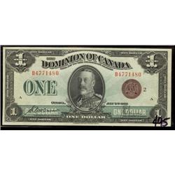 DC-25i  1923 $1 "Bronze seal" B4771480.  A nice uncirculated.