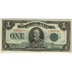 DC-25j  1923 $1 "Green seal" C3177159.  A nice uncirculated.