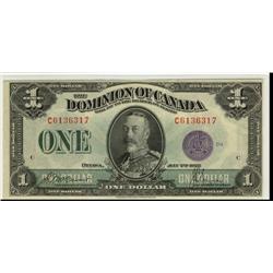 DC-25k  1923 $1 "Purple seal" C6136317.  A nice and clean EF example.
