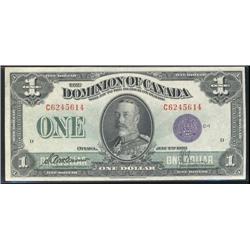 DC-25k  1923 $1 "Purple seal" C6245614.  A nice and clean EF example.