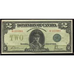 DC-26d  1923 $2  "Green seal" H-118901.  A bright AU example.  Scarce!