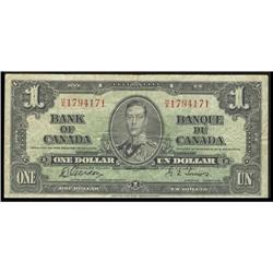 BC-21b, 1937 $1 H/A Narrow panel F+.  An attractive and nicely centered issue.  H/A1794171