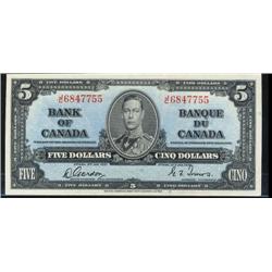 BC-23b  1937 $5 Gordon-Towers J/C6847755 Gem uncirculated!