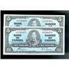 Image 1 : Lot of two sequential notes.  BC-23C  1937  $5  Coyne-Towers  Z/C0766479/480.  Original uncirculated