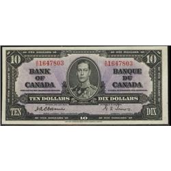 BC-24a  1937 $10 Osborne A/D1647803 a nice original uncirculated example.
