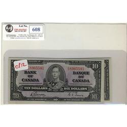 Lovely consecutive run of six 1937 $10 notes.  All original UncirculatedChoice uncirculated.  BC-24b