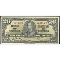 BC-25b  1937  $20  Gordon-Towers  C/E0313039  Uncirculated!