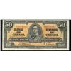 Image 1 : BC-26a  1937 $50 Osborne A/H0074893  about VF with a small tear.  A very difficult note to find in h