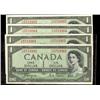 Image 1 : Consecutive run of 4  BC-29a  1954 $1 Coyne-Towers F/A5713362/3365.  All Gem uncirculated.