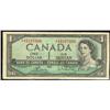 Image 1 : BC-37cA  1954 $1 Bouey-Rasminski *V/V3107000 F-VF.  A very rare prefix note in affordable grade.