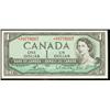 Image 1 : BC-37cA  1954 $1 Bouey-Rasminski *H/F0778267.  Choice uncirculated.  A very scarce prefix note and g
