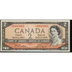 BC-38aA  1954 $2  Beattie-Coyne *A/B0018061 Uncirculated.