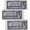 Image 1 : Lot of 3 "REPLACEMENT" 1954 $5 notes. Includes *RX, *WS, *VS.  Grades vary from Fine to EF.
