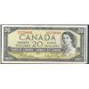 Image 1 : Consecutive pair of 1954 $20 Beattie-Rasminski notes. Better prefix G/W2258666-8667.  Both choice un