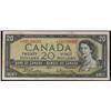 Image 1 : BC-41bA  1954 $20 Beattie-Rasminski *A/E0138683  Uncirculated, light yellow stains.