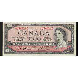 BC-44d  1954 $1000 Lawson-Bouey A/K0540112.  A nice AU-UNC example.