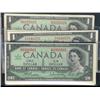 Image 1 : Large lot of 58 "Centennial banknotes". Includes BC-45b 1967 $1 Prefix G/P, F/P.  Grdes vary from AU