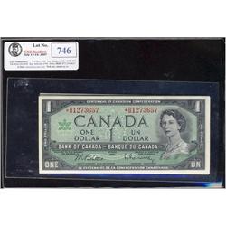 A lovely run of sixteen consecutive replacement notes. BC-45bA  1967 $1  Beattie-Rasminski, *B/M1273