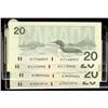 Image 1 : Lot of 4 notes, 1991 $20 BC-58aii.  Includes the following prefix notes: AIL,AIM,AIR,AIT.All choice 
