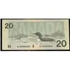 Image 1 : BC-58aA 1991 $20.00 replacement note AIX0443369  CCCS UNC-65.  Gem UNC