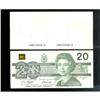 Image 1 : Major  ERROR sequential pair. 1991  $20  BC-58d  EWD7656812/813.  The back is completely missing on 