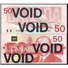Image 1 : "Production Test note"  Canada 1988 $50  Thiessen-Crow  EHP0137149. The word "VOID" overprinted twic