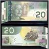 Image 1 : Major "Cutting" ERROR NOTE. 2004 $20 EZA3233147  Large extra piece attached at bottom and left hand 