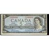 Image 1 : Million numbered note "A/X1000000"  $5  1954  BC-39b  AU.