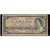 Image 1 : Million numbered note K/V5000000  1954 $10 BC-40b  VG, an affordable million numbered note.