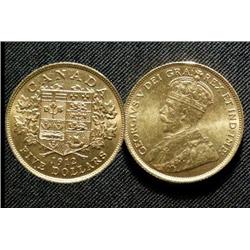 1912 $5 Gold AU55