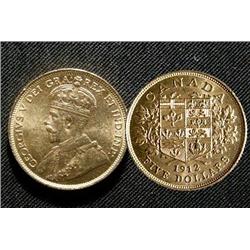 1912 $5 Gold MS60