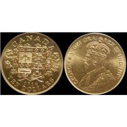 1914 $10 Gold PCGS MS64.  Full yellow lustre!  Very rare in this condition.  Very few pieces have be