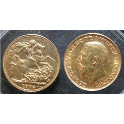 1914c Sovereign Gold EF45, an affordable coin!