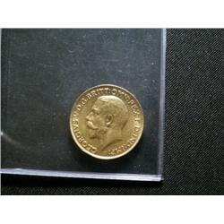 1918c Sovereign Gold MS60, an affordable coin!