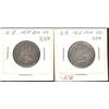 Image 1 : Lot of 2 New Brunswick Twenty cents; 1862, 1864, both VG10 or better.
