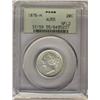 Image 1 : Nfld 1876H 20¢ PCGS AU55,brilliant with lots of lustre.  A scarce date.