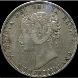 Newfoundland 1870 50¢  VF20 or better.  A decent example.
